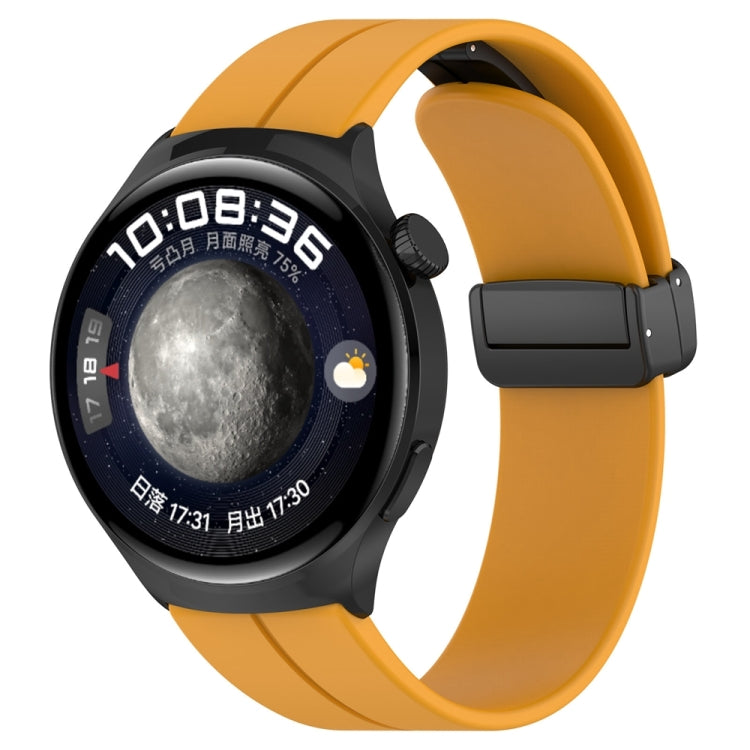 Folding Buckle Silicone Watch Band, For Huawei Watch 4 / Watch 4 Pro